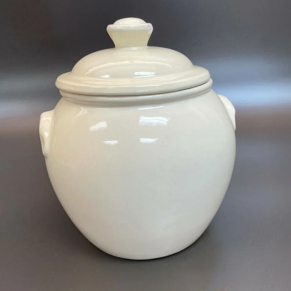 Vintage Treasure Craft Cookie Jar Canister Teddy Bear‎ approx. 9